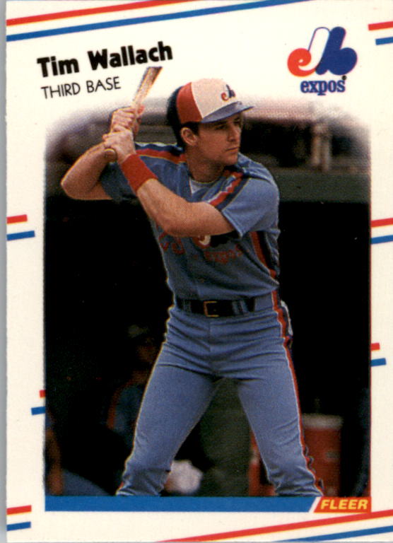 1988 Fleer Mini Baseball Cards 091      Tim Wallach